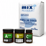 Kit Fertilizante EasyCoco com Substrato Inerte Fibra de Coco 107 litros