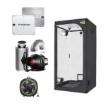 Kit Grow Completo para Pequenos Espaços 60x60 LED 100W + VENTILAÇÃO