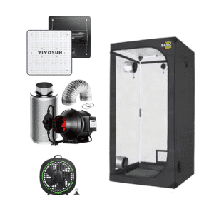 Kit Grow Completo 80x80 LED Samsung 150W com Ventilação