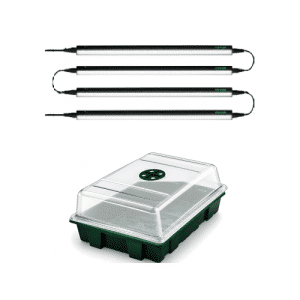 Kit Estufa de Clonagem Propagator com Barra LED Full Spectrum 28W