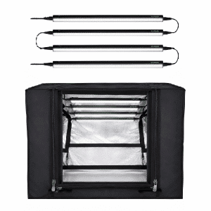 Kit Estufa ProBox Propagator S 60x40x40cm com Barra LED Grow Full Spectrum 28W
