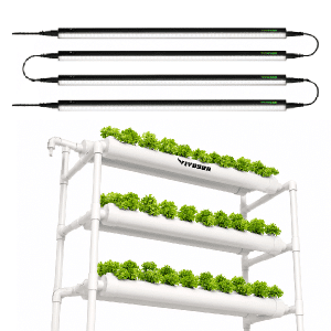 Kit Cultivo Indoor Sistema Hidropônico 3 Andares VIVOSUN + Barra LED Grow Full Spectrum 60W
