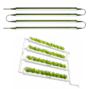 Kit Sistema Hidroponico de parede com Led 60w Vivosun