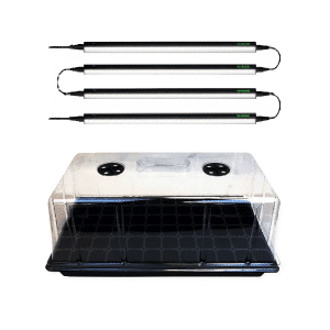 Kit Estufa de Clonagem Propagator 72 Células com Barra LED Full Spectrum 60W