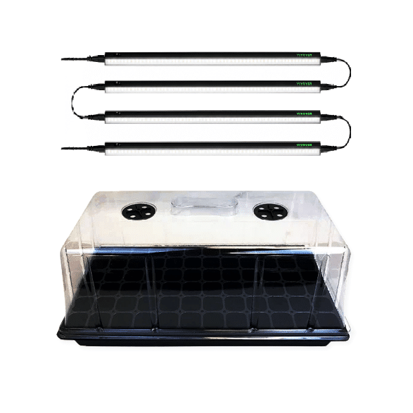 Kit Estufa de Clonagem Propagator 72 Células com Barra LED Full Spectrum 60W