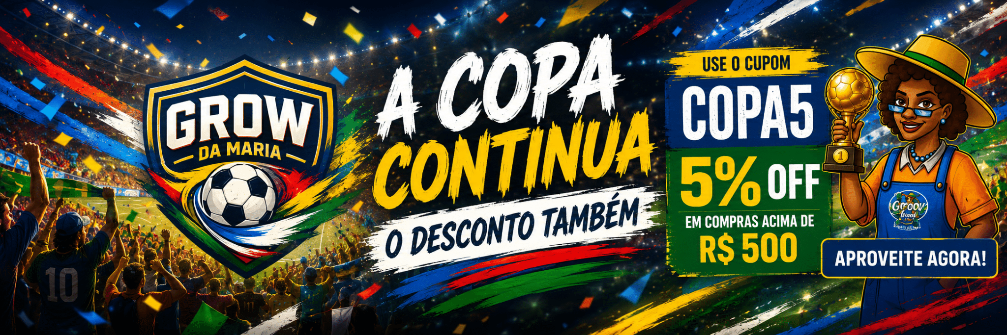Hexa da Maria: use o cupom HEXA e ganhe 6% OFF no site todo