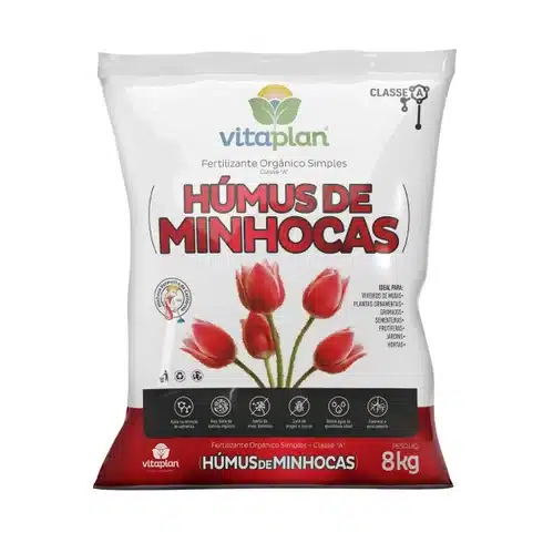 Húmus de Minhoca 8kg Vitaplan