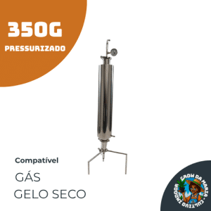 Coluna Extratora Inox 350g Dewax - Compatível com Gás e Gelo Seco