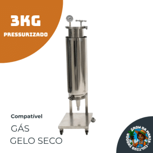 Coluna Extratora Inox 3kg Dewax - Compatível com Gás e Gelo Seco