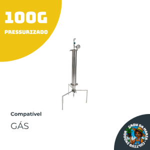 Coluna Extratora de Resina 100g Pressurizada