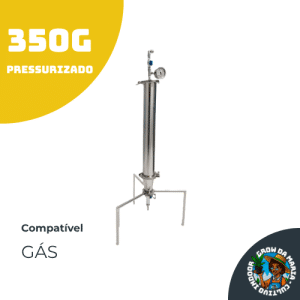 Coluna Extratora de Resina 350g Pressurizada