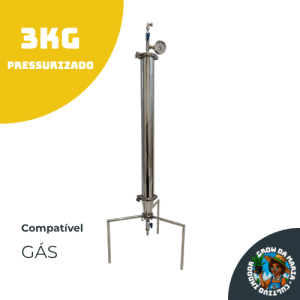 Coluna Extratora de Resina 3kg Pressurizada