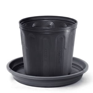 Vaso para Mudas 8 Litros + Prato Redondo Nº 5