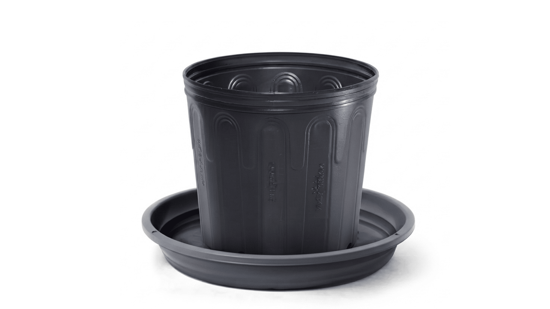 Vaso para Mudas 8 Litros + Prato Redondo Nº 5