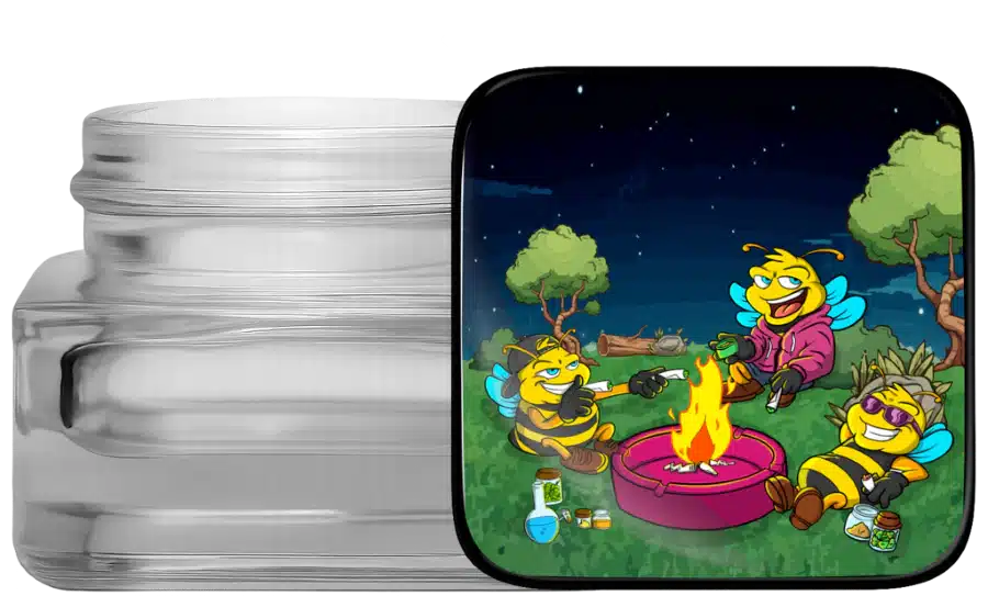 Glass Container 2 Partes Forest Glass - Cultura Dab