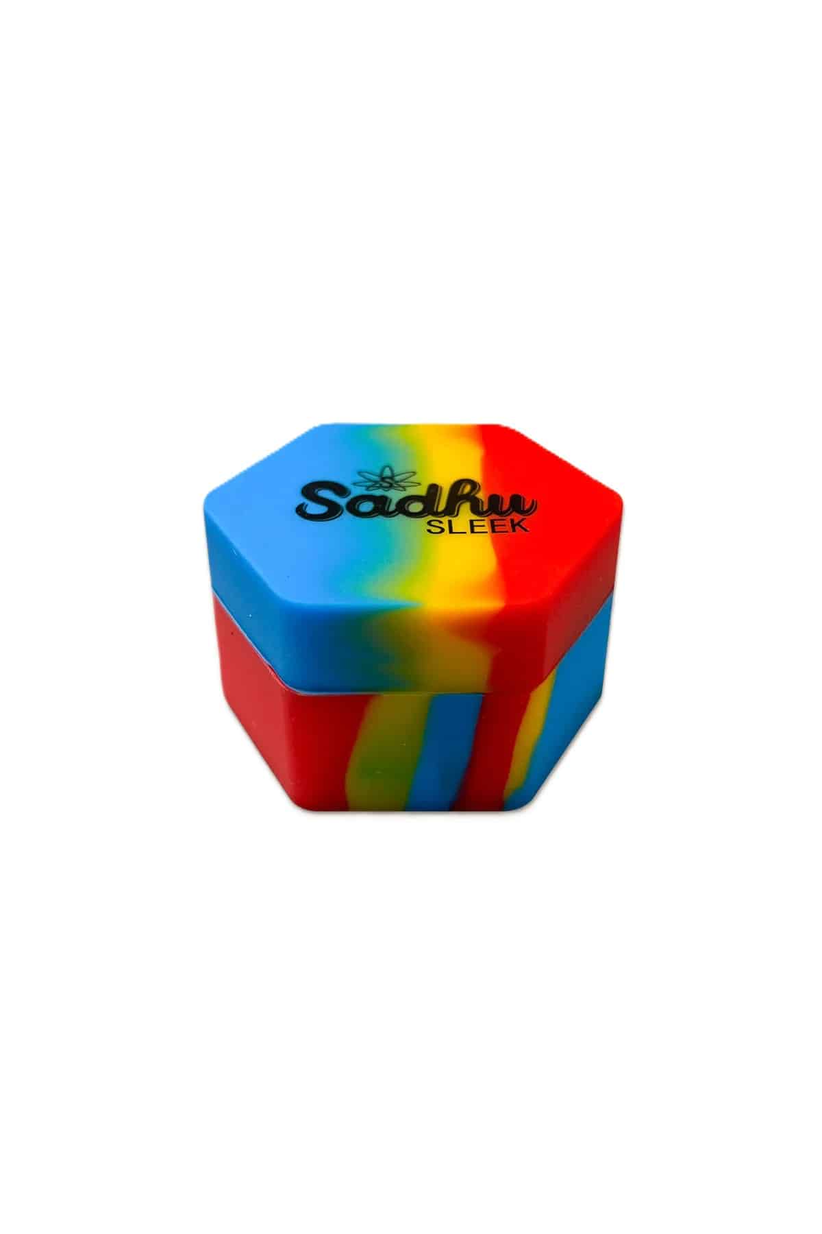 Reservatório Hexagonal Sadhu 26ml Pote de Silicone Antiaderente para Armazenamento