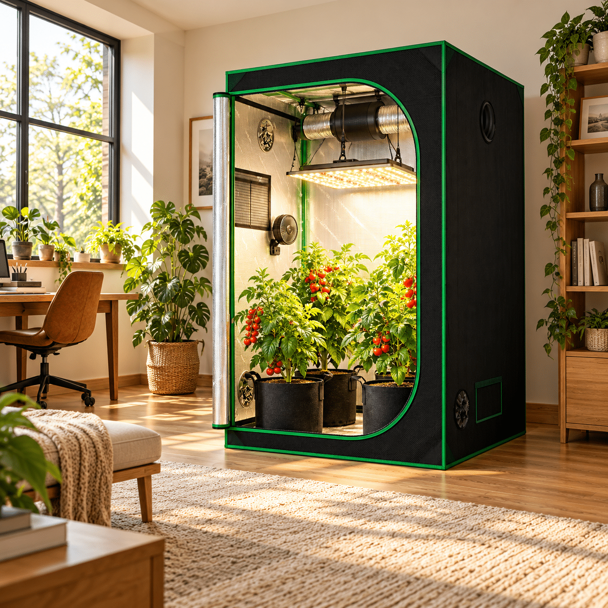Setup de cultivo indoor até 100x100