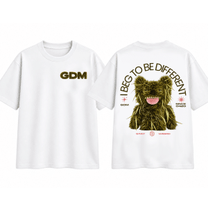 Camiseta Oversized Stay Weird GDM Estampa Diferentona Criativa