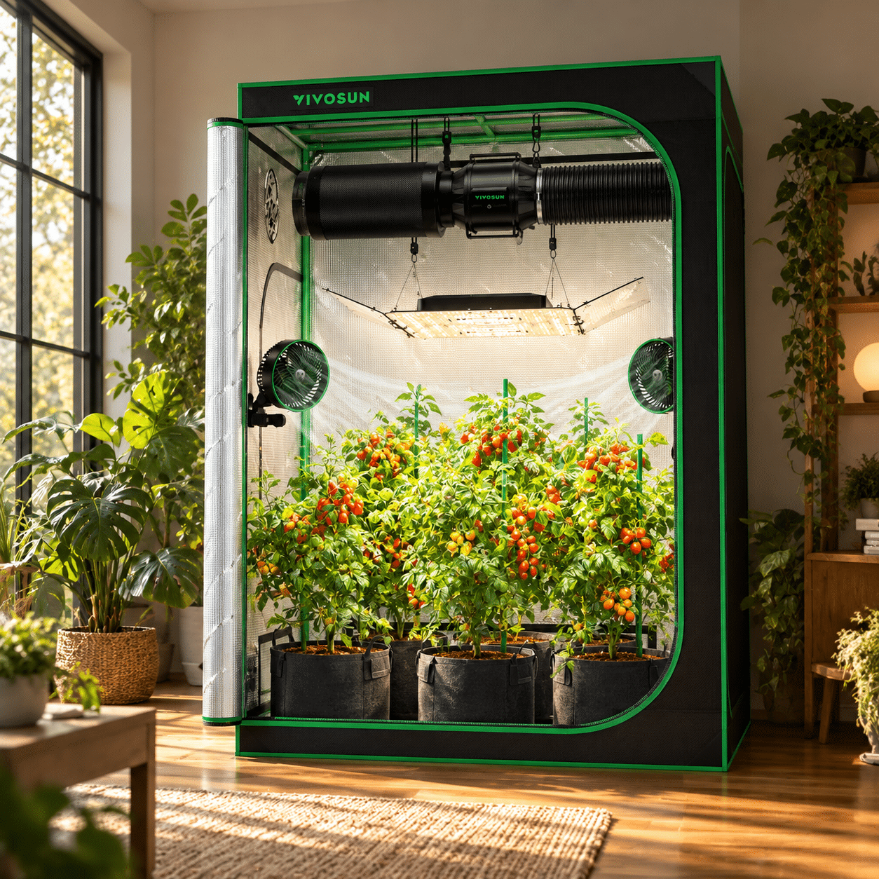 Setup de cultivo indoor até 120x120