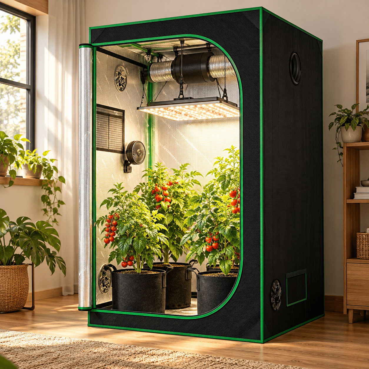 Setup de cultivo indoor até 100x100