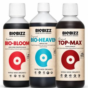 Fertilizante Orgânico Biobizz Hydro Pack TopMax Bloom e Heaven 3 x 250ml