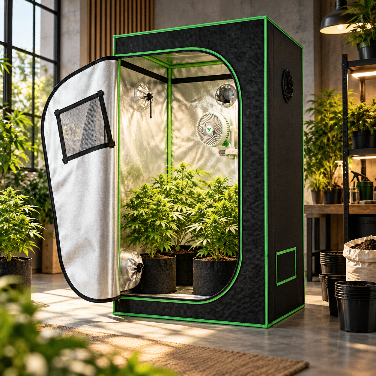 Cabines para cultivo indoor
